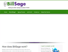 Tablet Screenshot of billsage.com